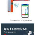 Automatic Vehicle Detection Parking Boom Barrier Commercial Gate Opener Truck Car Forklift Vehicle Exit Sensor for Gate Opener