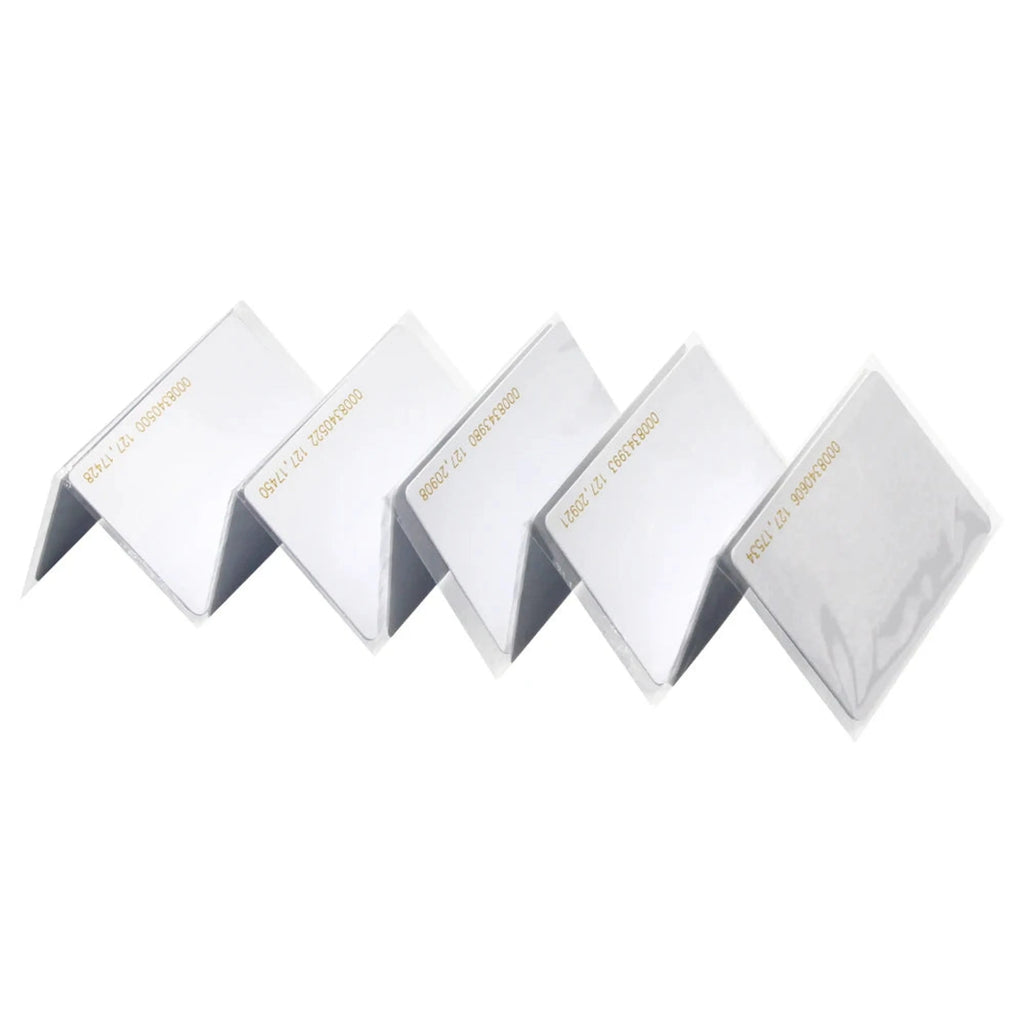 125Khz rfid white card 5pcs/10pcs/100pcs ID White Thick 125KHz TK4100 Keyfobs RFID Waterproof Key Tag Keychain Card