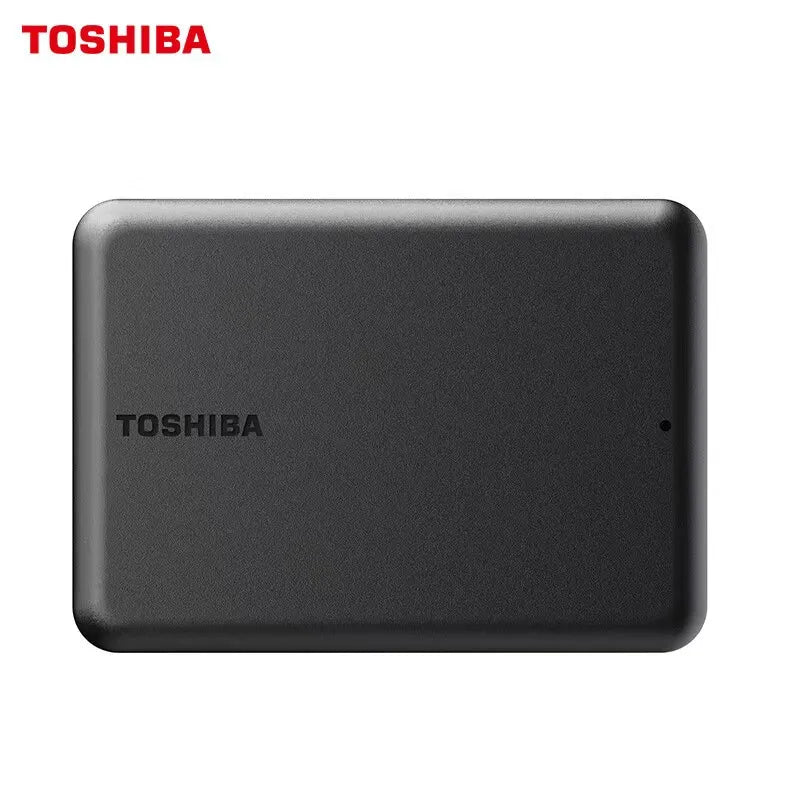Toshiba A5 Series Small Black Portable Hard Drive, High-Speed USB 3.2 Gen1, 500GB/1TB/2TB Compatible With Mac