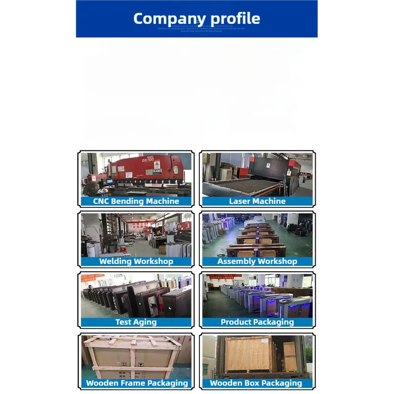 Vertical Barrier Gate Access Control Scanning QR Code Tripod Turnstile Gate with Face Recognition