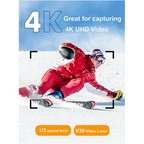SanDisk Extreme microSDHC microSDXC UHS-I Cards 4K UHD and Full HD video UHS Speed Class 3 (U3) and Video Speed Class 30 (V30)