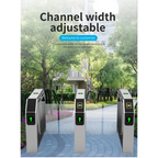 High Performance Face Recognition Security Access Door Station Automatic Ticket Gate High Speed Access Turnstile Gate
