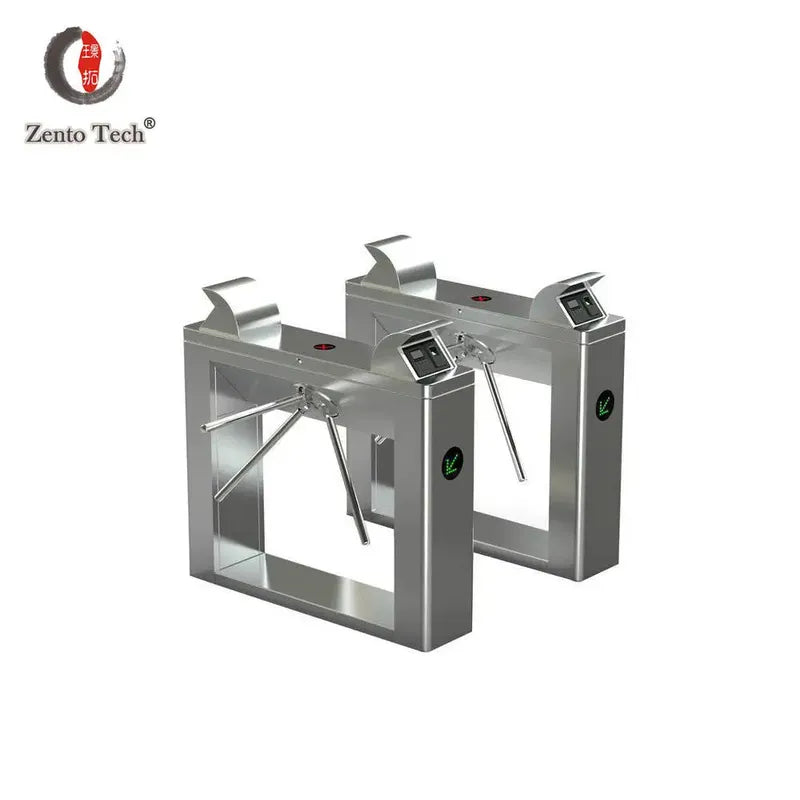 Shenzhen High Quality Turnstile Manufacturer Automatic Security Gate with Thermal Face Recognition Terminal Tripod Turnstile
