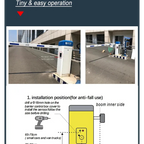 Automatic Vehicle Detection Parking Boom Barrier Commercial Gate Opener Truck Car Forklift Vehicle Exit Sensor for Gate Opener