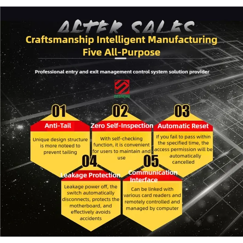 Vertical Barrier Gate Access Control Scanning QR Code Tripod Turnstile Gate with Face Recognition