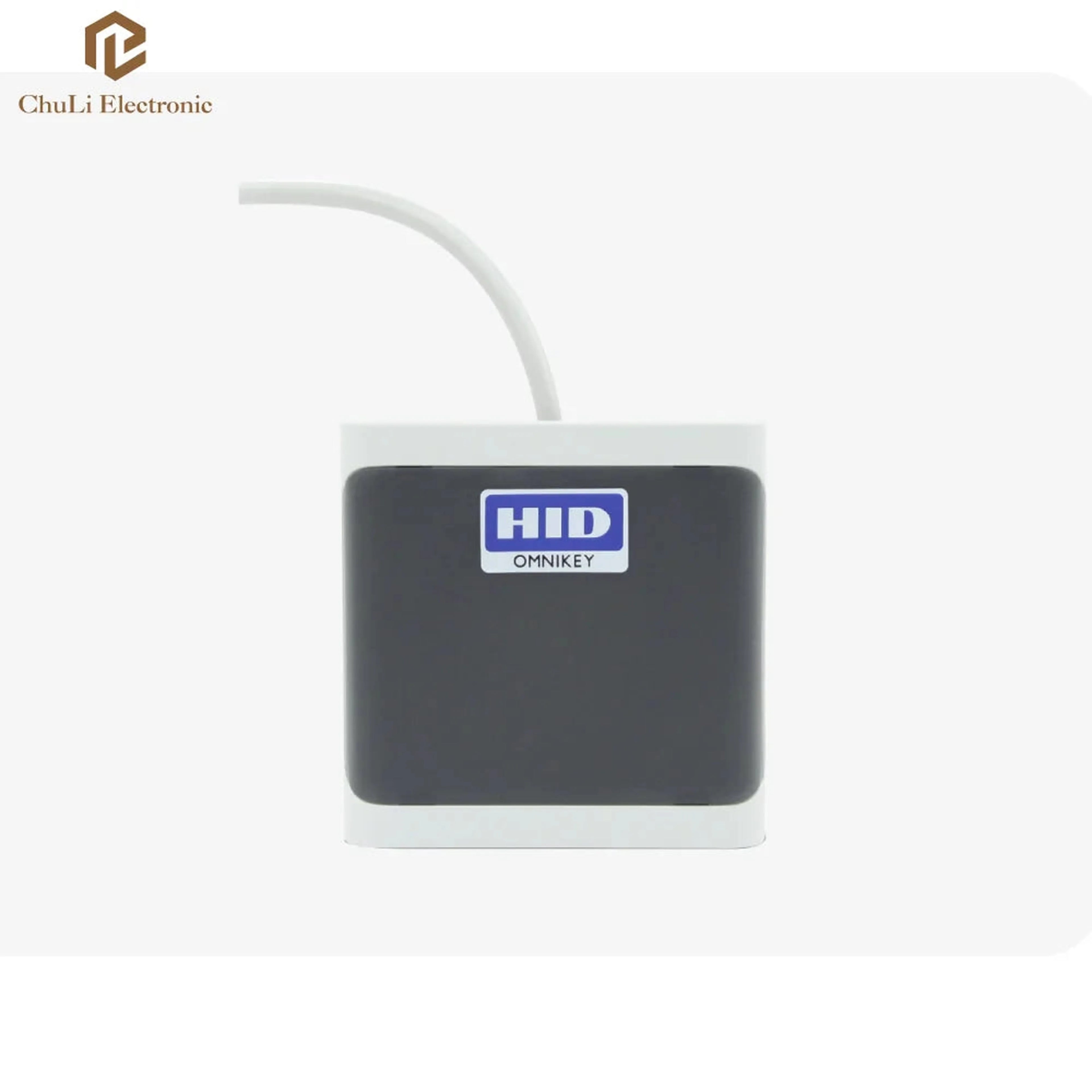HID OMNIKEY 5025 CL Card Reader and Writer Light Gray125 kHz HID Prox Contactless USB Smart Card Reader,Full CC