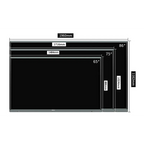 55 65 75 85 86 98 110 inch panel smart board touch screen digital white 8k smart interactive board classroom teaching