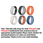 Compatible for Whoop 4.0/Whoop 5.0/MG Sportflex Wrist Band Soft-Touch Silicone Waterproof and Sweatproof Replacement Band