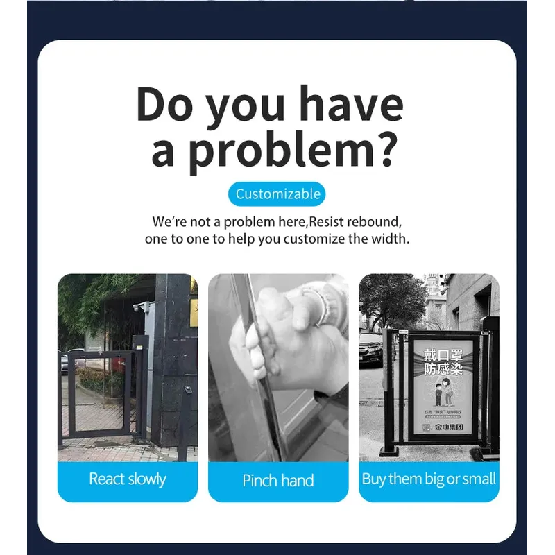 High Performance Face Recognition Security Access Door Station Automatic Ticket Gate High Speed Access Turnstile Gate