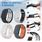 Compatible for Whoop 4.0/Whoop 5.0/MG Sportflex Wrist Band Soft-Touch Silicone Waterproof and Sweatproof Replacement Band