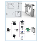 Bridge Type Ticket System Access Control System Tripod Turnstile