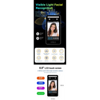 Face Recognition Facial Identification Access Control Pedestrian Swing Gates Time Attendance System