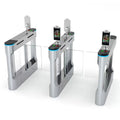 Fitness Center GYM Swing Barrier Swipe RFID Card Face Recognition Fingerprint Access Brushless Motor Swing Turnstile Gate