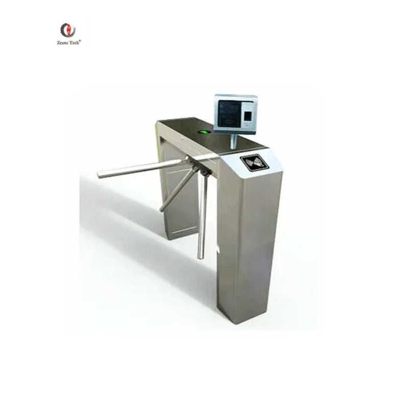 Shenzhen High Quality Turnstile Manufacturer Automatic Security Gate with Thermal Face Recognition Terminal Tripod Turnstile