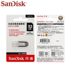 Original SanDisk Ultra Flair CZ73 USB 3.0 Flash Drive 32GB 64GB Memory Stick 128GB 256GB 16GB USB Pen Drive U Disk For Computer