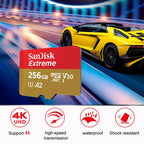 SanDisk Extreme microSDHC microSDXC UHS-I Cards 4K UHD and Full HD video UHS Speed Class 3 (U3) and Video Speed Class 30 (V30)