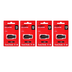 SanDisk USB2.0 FAT32 Cruzer CZ50 Flash Drive Compact Encrypted Flash Memory Stick USB2.0 PenDrive for Desktop Laptop