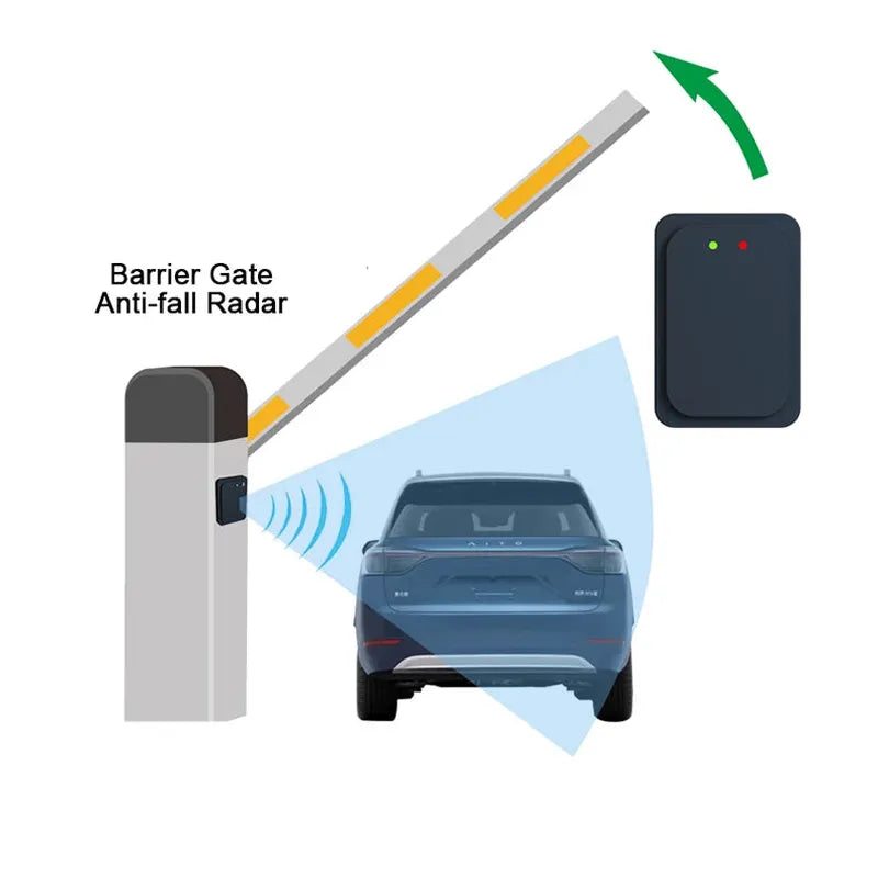 Automatic Vehicle Detection Parking Boom Barrier Commercial Gate Opener Truck Car Forklift Vehicle Exit Sensor for Gate Opener