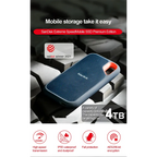 SanDisk E61 Extreme Portable SSD 1TB 2TB 4TB USB 3.2 Gen 2 External Disk Hard Drive Solid State Disk SSD For Laptop Desktop