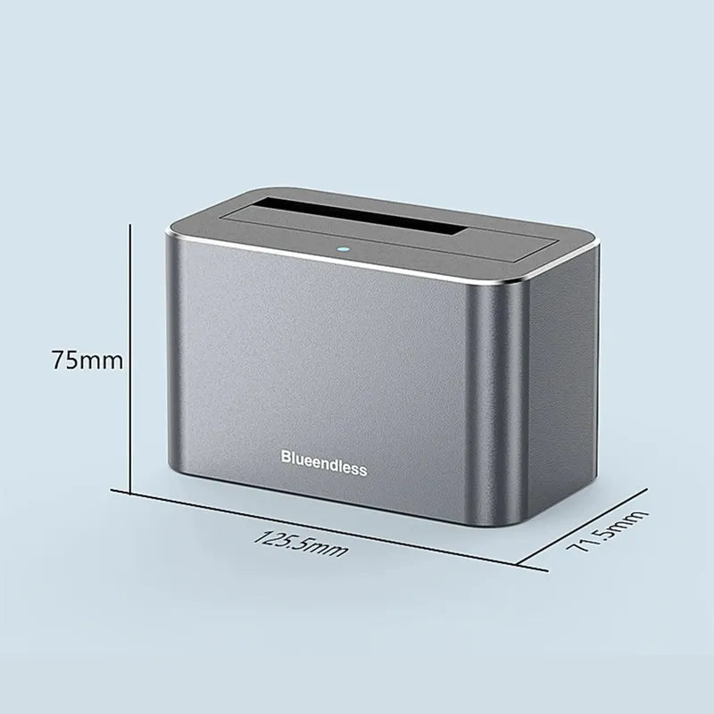 Hard Drive Dock 2.5 3.5 Inch SATA HDD SSD Reader 5Gbps USB External Disk Box Enclosure Case for 2.5/3.5 Inch SATA/SAS HDD SSD