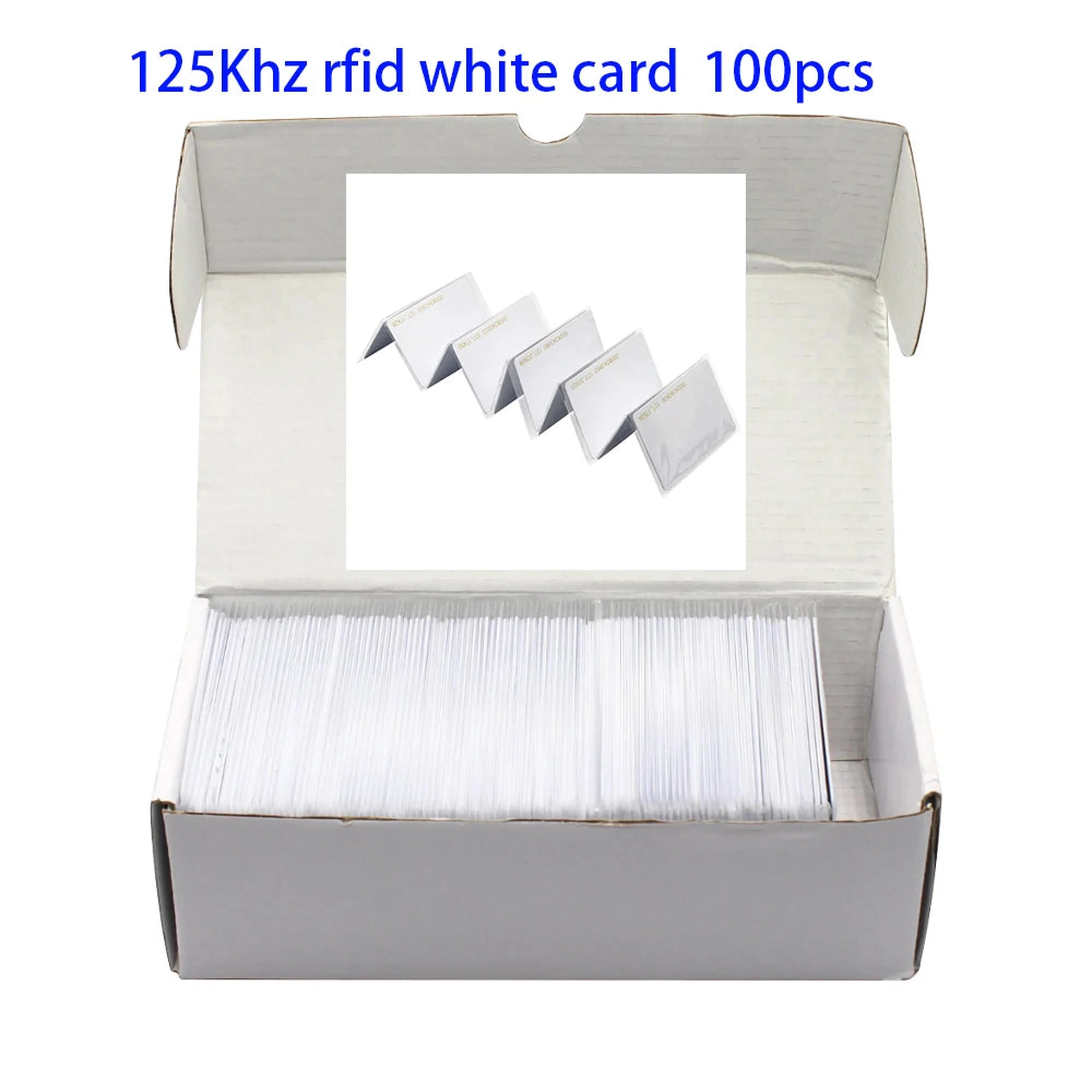 125Khz rfid white card 5pcs/10pcs/100pcs ID White Thick 125KHz TK4100 Keyfobs RFID Waterproof Key Tag Keychain Card