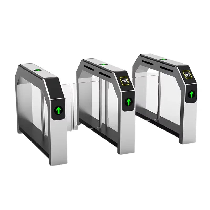 High Performance Face Recognition Security Access Door Station Automatic Ticket Gate High Speed Access Turnstile Gate