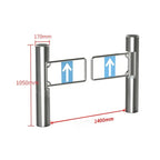 Supermarket Automatic Security Induction Swing Barrier Gate Mechanical One-way Entrance Door With Sensor