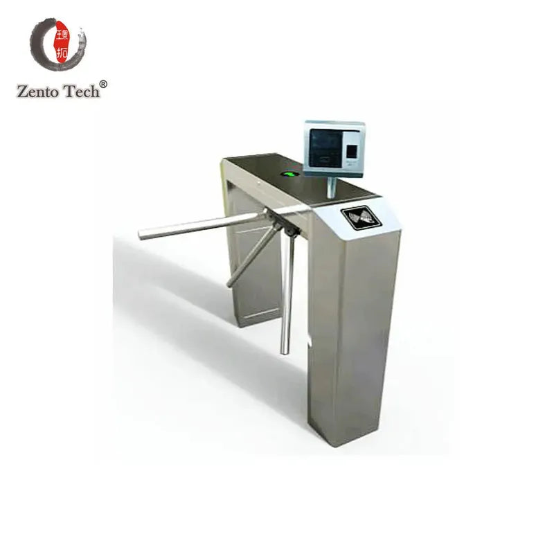 Shenzhen High Quality Turnstile Manufacturer Automatic Security Gate with Thermal Face Recognition Terminal Tripod Turnstile