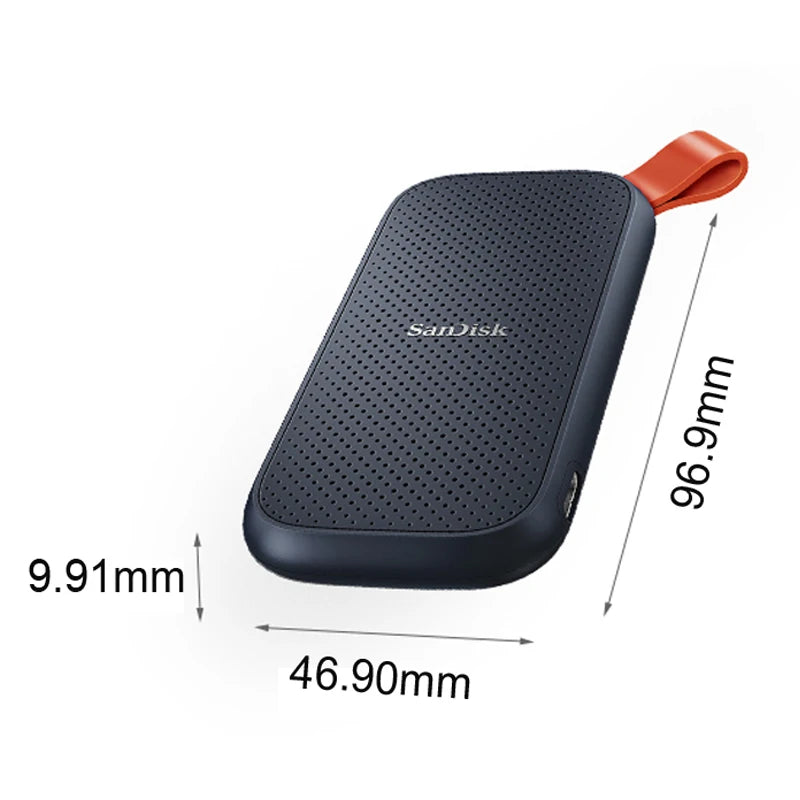 SanDisk E30 Portable SSD USB 3.2 USB-C External HD 1TB 2TB HDD Hard Drive SSD Solid State Drive for Laptop/Desktop External SSD