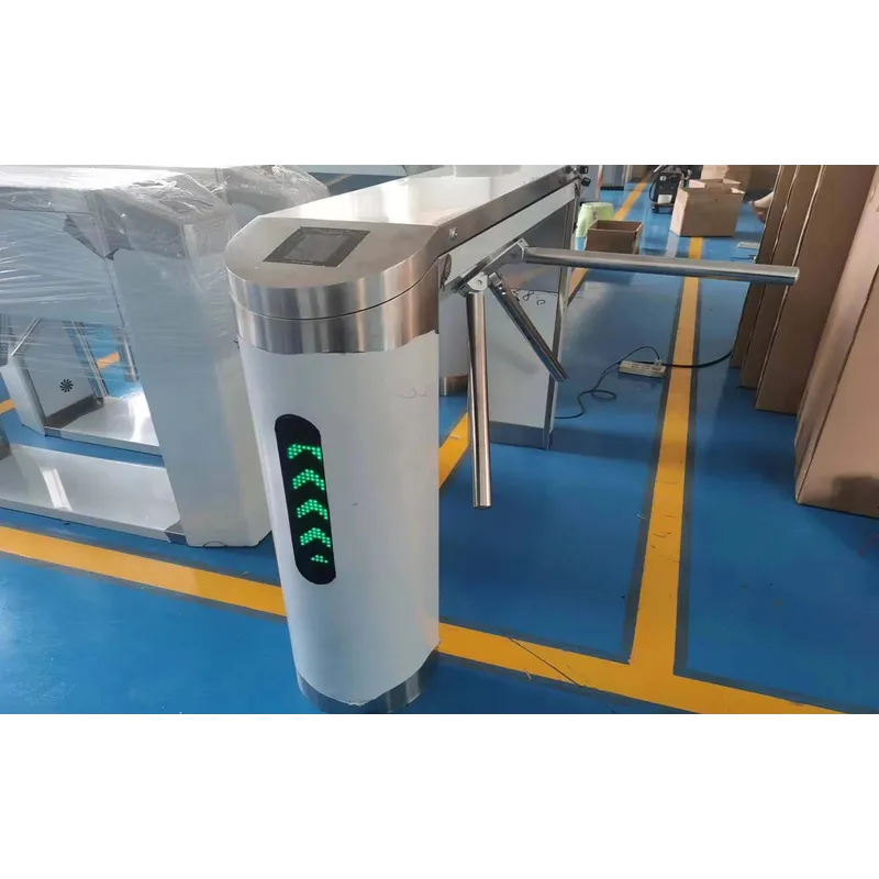 Supermarket & Bus Station Access Control Security Tripod Turnstile Gate with Face Recognition Technology