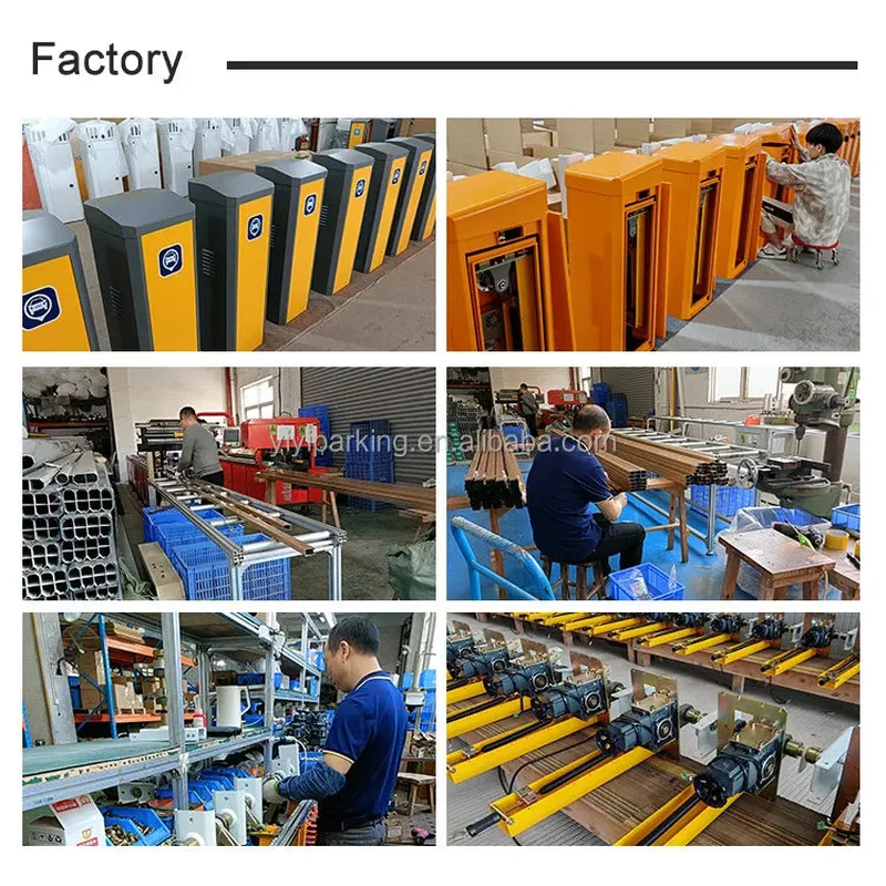 Shenzhen  AC Motor Parking Lot Gates Traffic Automatic Boom Barrier with Arm Swing 3S/6S Hot Sales Made Aluminum Alloy Plastic