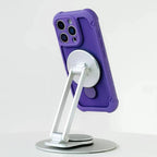 for Magsafe 360° Rotation Metal Stand Phone Case for iPhone 17 12 13 16 Pro Max 17 Pro 14 15 Plus Airbag Shockproof  Matte Cover