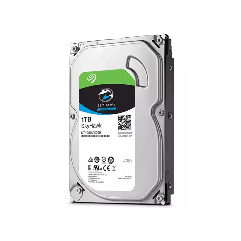 SkyHawk 1TB Surveillance Hard Drive SATA3 6Gb/s 64MB Cache 3.5-Inch Internal Drive (ST1000VX005)