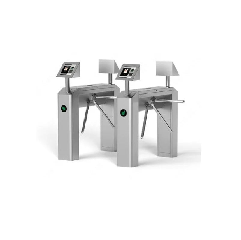 Shenzhen High Quality Turnstile Manufacturer Automatic Security Gate with Thermal Face Recognition Terminal Tripod Turnstile