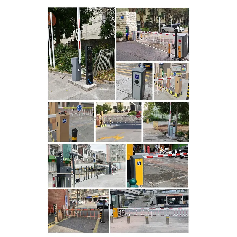 Shenzhen  AC Motor Parking Lot Gates Traffic Automatic Boom Barrier with Arm Swing 3S/6S Hot Sales Made Aluminum Alloy Plastic