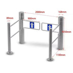 Supermarket Automatic Security Induction Swing Barrier Gate Mechanical One-way Entrance Door With Sensor