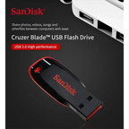 SanDisk USB2.0 FAT32 Cruzer CZ50 Flash Drive Compact Encrypted Flash Memory Stick USB2.0 PenDrive for Desktop Laptop