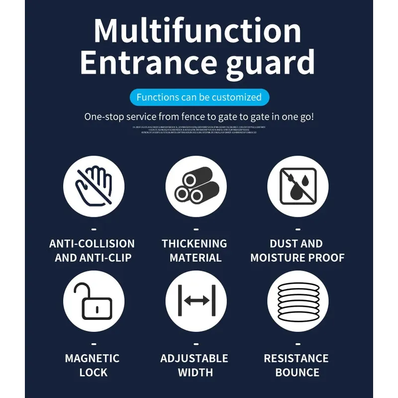 High Performance Face Recognition Security Access Door Station Automatic Ticket Gate High Speed Access Turnstile Gate