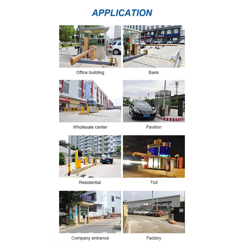 Car Lot Safety Equipment System Remote Control Electric Automatic Lift Pole Arm Boom Parking Barrier Gate