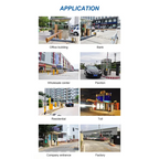 Car Lot Safety Equipment System Remote Control Electric Automatic Lift Pole Arm Boom Parking Barrier Gate