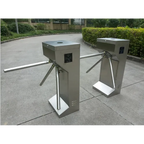 Vertical Barrier Gate Access Control Scanning QR Code Tripod Turnstile Gate with Face Recognition