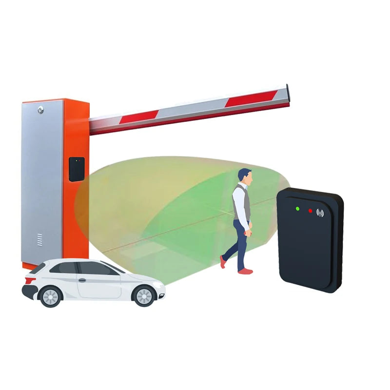Automatic Vehicle Detection Parking Boom Barrier Commercial Gate Opener Truck Car Forklift Vehicle Exit Sensor for Gate Opener