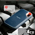 SanDisk E61 Extreme Portable SSD 1TB 2TB 4TB USB 3.2 Gen 2 External Disk Hard Drive Solid State Disk SSD For Laptop Desktop