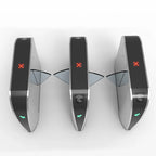 custom.OEM/ODM Access Control System Biometric Face Recognition Flap Barrier Turnstile Gate Access Control with RFID Card Reader