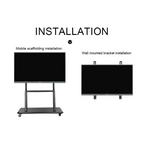 55 65 75 85 86 98 110 inch panel smart board touch screen digital white 8k smart interactive board classroom teaching