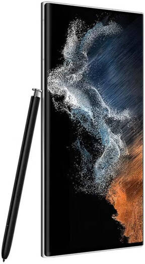 Samsung Galaxy S22 Ultra 5G Mobile Phone, 6.8" Dynamic AMOLED 2X Display, 12GB RAM, 256GB ROM, 108+10+10+12 Camera, INTL Version, 5000mAh Battery, White | S22-ULTRA