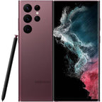Samsung Galaxy S22 Ultra 5G Mobile Phone, 6.8" Dynamic AMOLED 2X Display, 12GB RAM, 256GB ROM, 108+10+10+12 Camera, INTL Version, 5000mAh Battery, Burgundy | S22-ULTRA