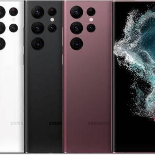 Samsung Galaxy S22 Ultra 5G Mobile Phone, 6.8" Dynamic AMOLED 2X Display, 12GB RAM, 256GB ROM, 108+10+10+12 Camera, INTL Version, 5000mAh Battery, Burgundy | S22-ULTRA