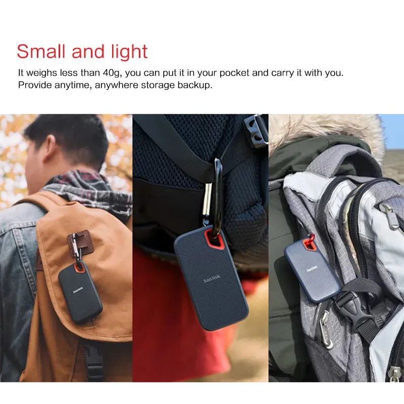 Sandisk Portable SSD E61 USB 3.2 High Speed External Solid State Disk 500GB 1TB 2TB 4TB Original SSD For Laptop Desktop PC