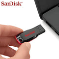 SanDisk USB2.0 FAT32 Cruzer CZ50 Flash Drive Compact Encrypted Flash Memory Stick USB2.0 PenDrive for Desktop Laptop